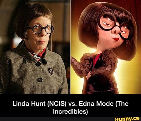 Linda Hunt (NCIS) vs. Edna Mode (The Incredibles) - )