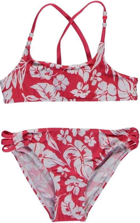 Losan Bikini Lichtrood Met Bloemen Maat Bol