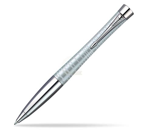 Parker Urban Premium Vacumatic Silver Blue Pearl CT Ballpoint Pen 1906870