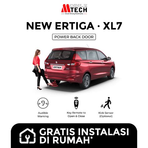 Jual Mobiletech Power Back Door New Ertiga XL7 Pintu Otomatis Kick