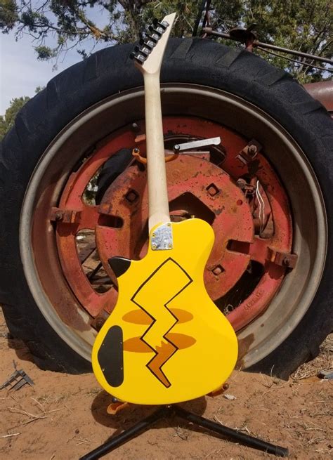 Pikachu Guitar | Custom guitar, Fender custom shop, Guitar