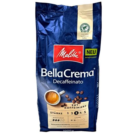 Melitta Bella Crema Entkoffeiniert Kaffeebohnen