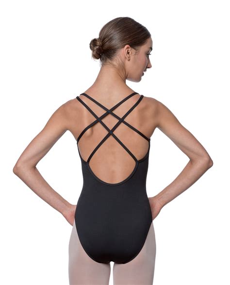 Double Strapped Camisole Microfiber Dance Leotard Nina Lulli