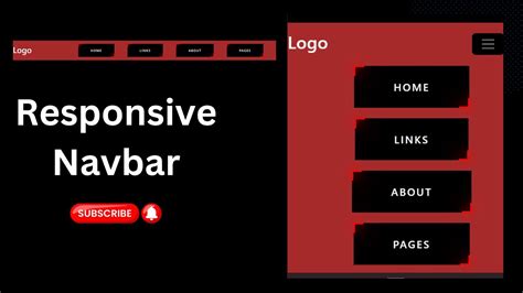 How To Create Responsive Navigation Bar Using Html And Css