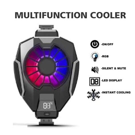 Jual Dl Fancooler Radiator Pendingin Hp Coolingfan Gaming Rgb Light