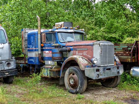 Rusty 1967 Autocar Semi Tractor Taken At The Cincinnati Ch Flickr