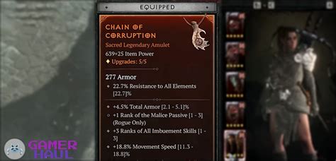 Best Amulet Rolls For Rogue In Diablo 4 Gamer Haul