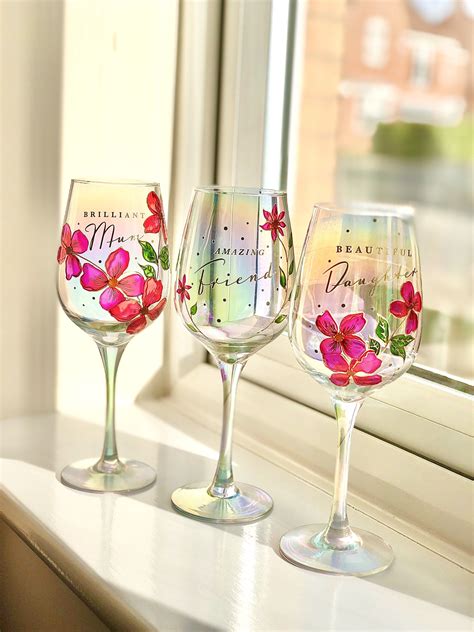 Cocktail Glasses Set Hand Painted Personalized Martini Glasses Artofit