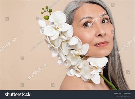 Beauty Concept Caucasian Pretty Naked Shirtless Stock Photo 2156686609