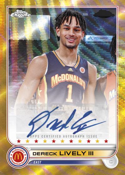 2022 Topps Chrome McDonald S All American Basketball Value Box