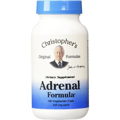 Dr Christopher S Adrenal Formula For Stress Support Adrenal Support Supplements Natural