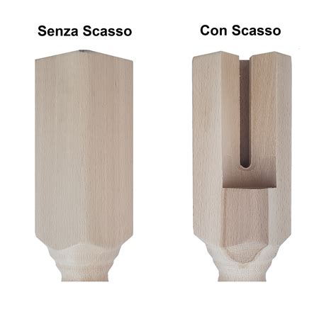 Gambe Tavolo In Legno Gamba Tavolo Legno Faggio Grezza Diametro 90 Mm