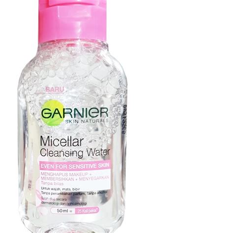 Jual GARNIER MICELLAR CLEANSING WATER PINK BIPHASE OIL 50ML