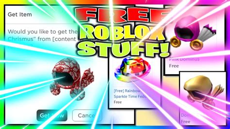 How To Get Free Stuff On Roblox Youtube