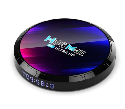 Смарт приставка TV H96 MAX 4GB/64GB Android 13.0 з голосовим набіром: 1 ...