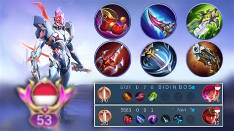 SUSUNAN BUILD SABER TERSAKIT 2023 COCOK BUAT SOLO RANK MOBILE LEGENDS