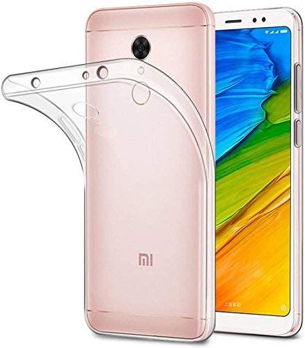 YOFO TPU Silicone Soft Clear Back Cover For MI Redmi Note 5