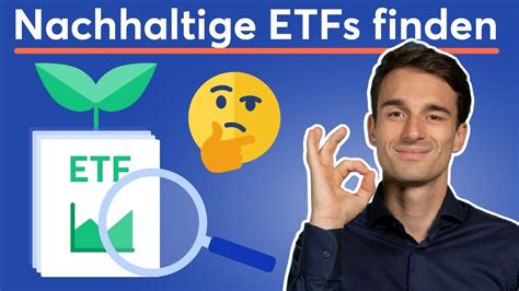 Nachhaltige ETF Finden So Geht S Ethische Geldanlage Mit Nachhaltigen