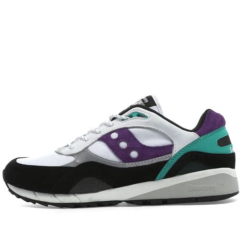 Saucony Shadow 6000 White, Teal & Purple | END.