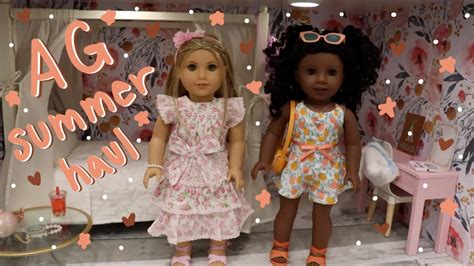 New American Girl Summer Clothes And Accessories Unboxing Kelli Maple