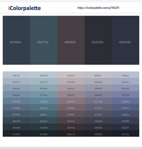 3 Latest Color Schemes with Oxford Blue And Oxford Blue Color tone combinations | 2024 ...