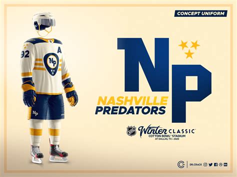 Nashville Predators Winter Classic Concept Uniform by Alec Des Rivières on Dribbble