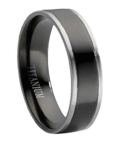 Shop Black Rings for Men l Wedding Rings for Men