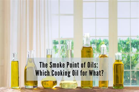 The Smoke Point of Oils: Which Cooking Oil for What? Health Stand Nutrition