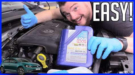 How To Change Oil And Filter Volkswagen Golf R 2015 2021 Mk7 EASY