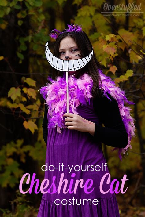 DIY Cheshire Cat Costume Overstuffed