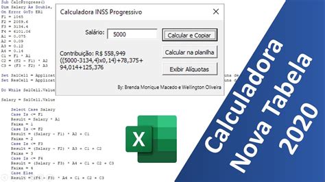 Como Calcular Inss No Excel