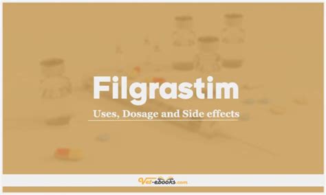 Filgrastim Dose For Dogs & Cats | Vet Drugs List