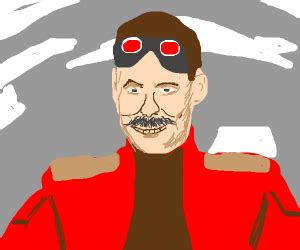 Jim Carrey as Eggman - Drawception