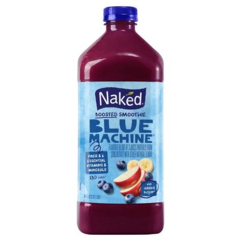 Naked Blue Machine Boosted Smoothie 64 Fl Oz The Fresh Grocer