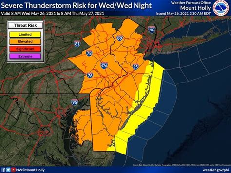 NJ Weather: Severe Thunderstorm Watch Issued | Woodbridge, NJ Patch