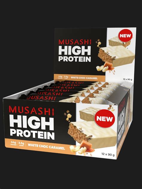 Musashi High Protein Bar 90g Box Of 12 Bars Musashi Nz