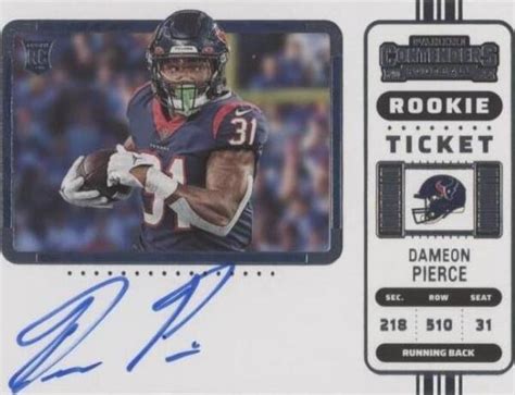 2022 Panini Contenders Rookie Ticket RPS Variation 111 Dameon Pierce