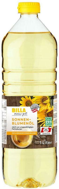 BILLA Sonnenblumenöl Online von BILLA wogibtswas at