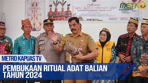 Pemkab Kapuas Adakan Ritual Adat Balian Youtube