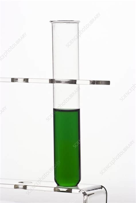 Chromium (III) chloride solution - Stock Image - C001/1184 - Science Photo Library