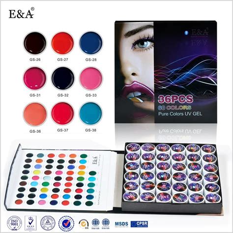 133สีปกสีเจล E And A เล็บเจลโปแลนด์มืออาชีพ Buy ภาพวาดชุดเจลสีสัน Professional Uv Gelคุณภาพสูง