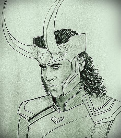 Loki Sketch By Galinaxsim On Deviantart