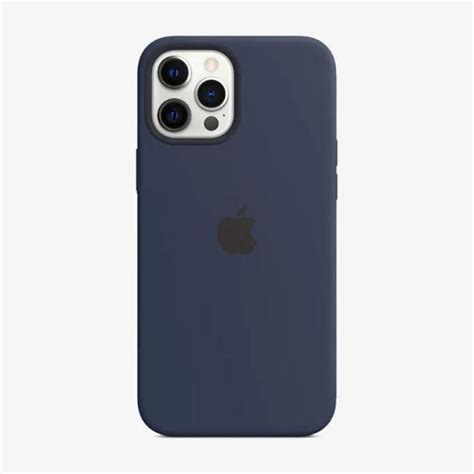 Capa Silicone Aveludada Para Iphone 13 Pro Max Azul Marinho Submarino