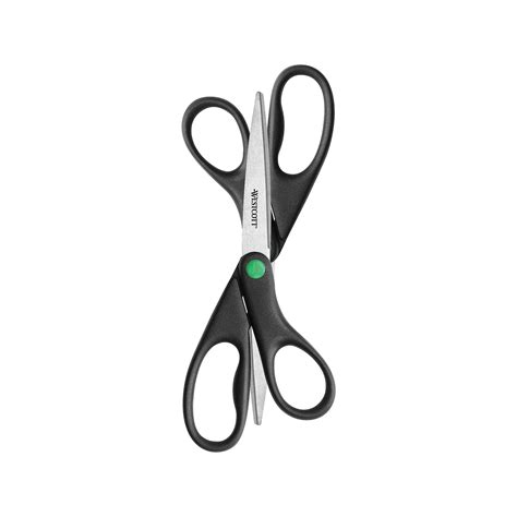 Westcott Kleenearth 8 Stainless Steel Scissors Pointed Tip Black 2