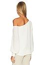 Krisa One Shoulder Blouse In Cream REVOLVE