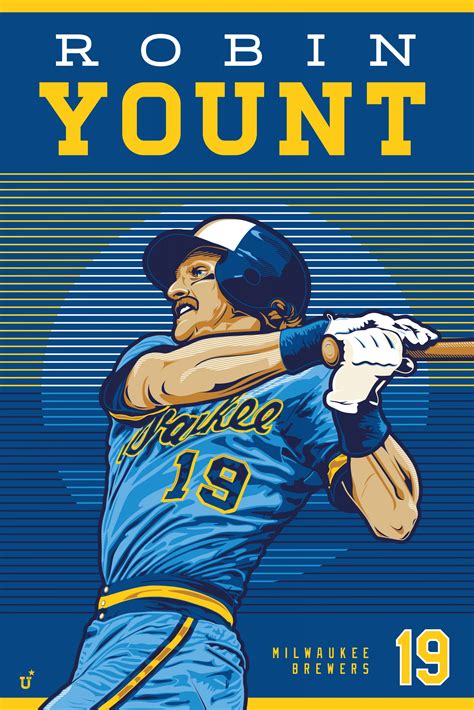 UNOFFICiAL ATHLETIC | Robin Yount Poster Design