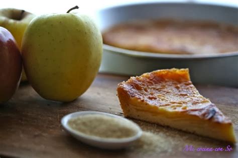 Pastel O Tarta De Manzana Que Se Derrite En La Boca Cocina