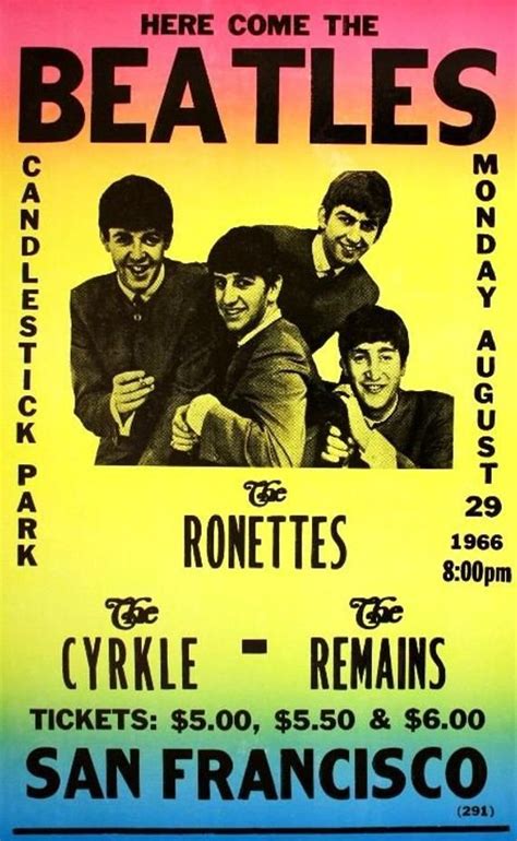 The Beatles Vintage Concert Poster 322 Etsy Beatles Poster Vintage