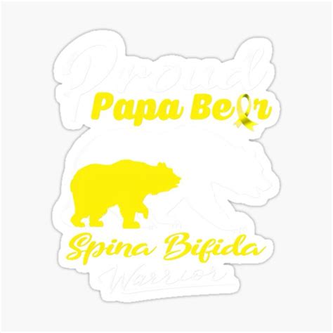 Spina Bifida Awareness Proud Papa Bear Spina Bifida Warrior Support