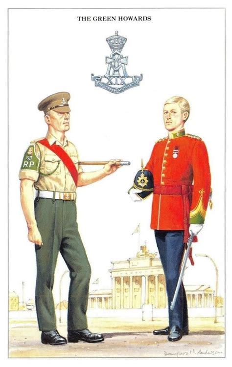 Postcard The British Army Series No The Green Howards By Etsy